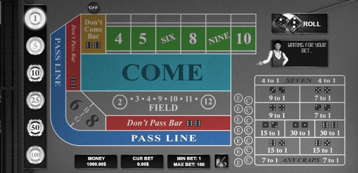 best craps bets for beginners