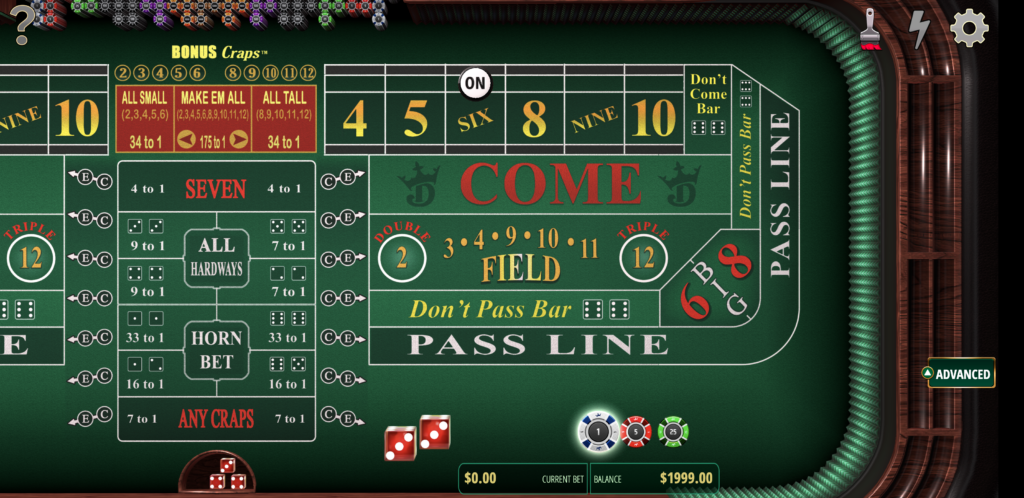 craps table - CasinoGuide craps table