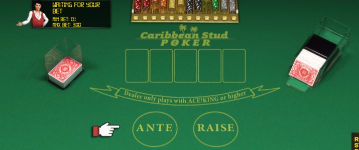 online caribbean stud poker