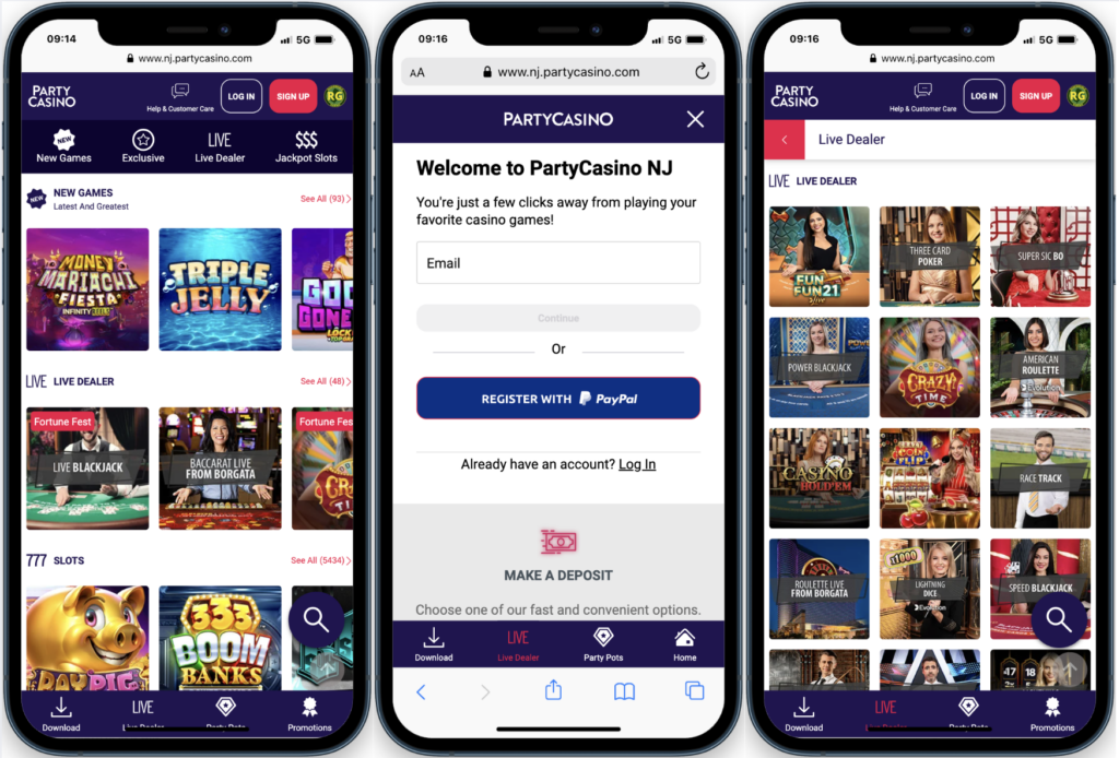 Party Casino Mobile - CasinoGuide Party Casino Mobile