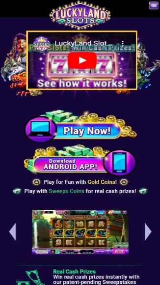 Luckyland Slots Mobile Casino and App