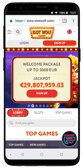 Slot Wolf Casino Mobile Review