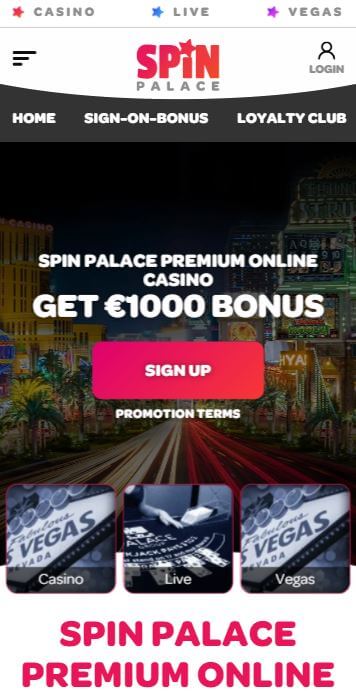 spin palace mobile casino