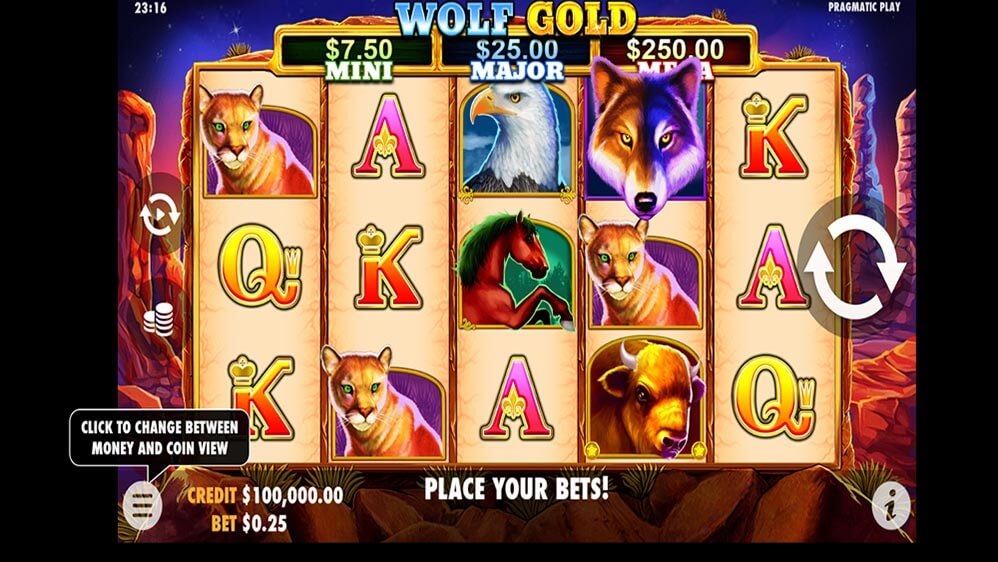 Wolf Gold on Mobile