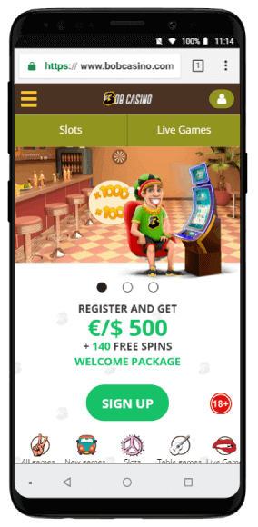 Bob Casino Mobile Review