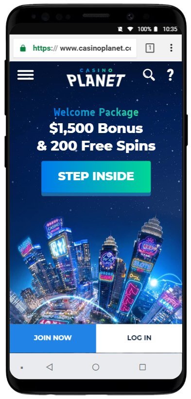 Casino Planet Mobile Review