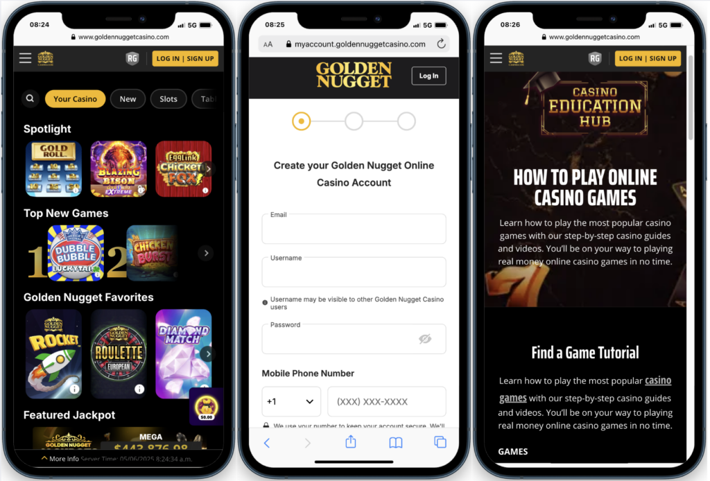 Golden Nugget Casino - CasinoGuide Golden Nugget Casino