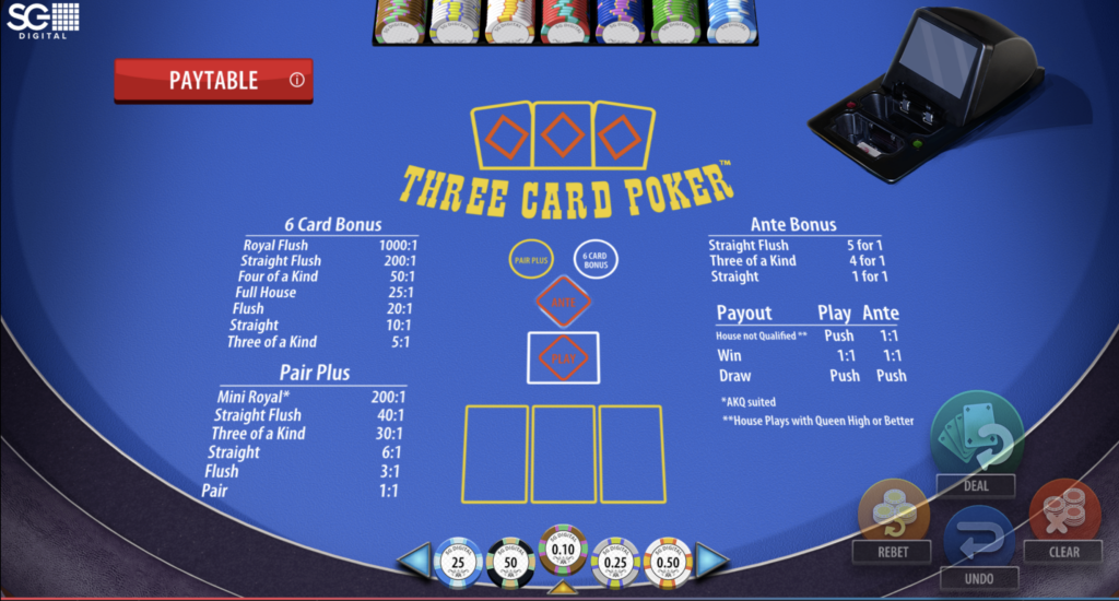 three card poker - CasinoGuide three card poker